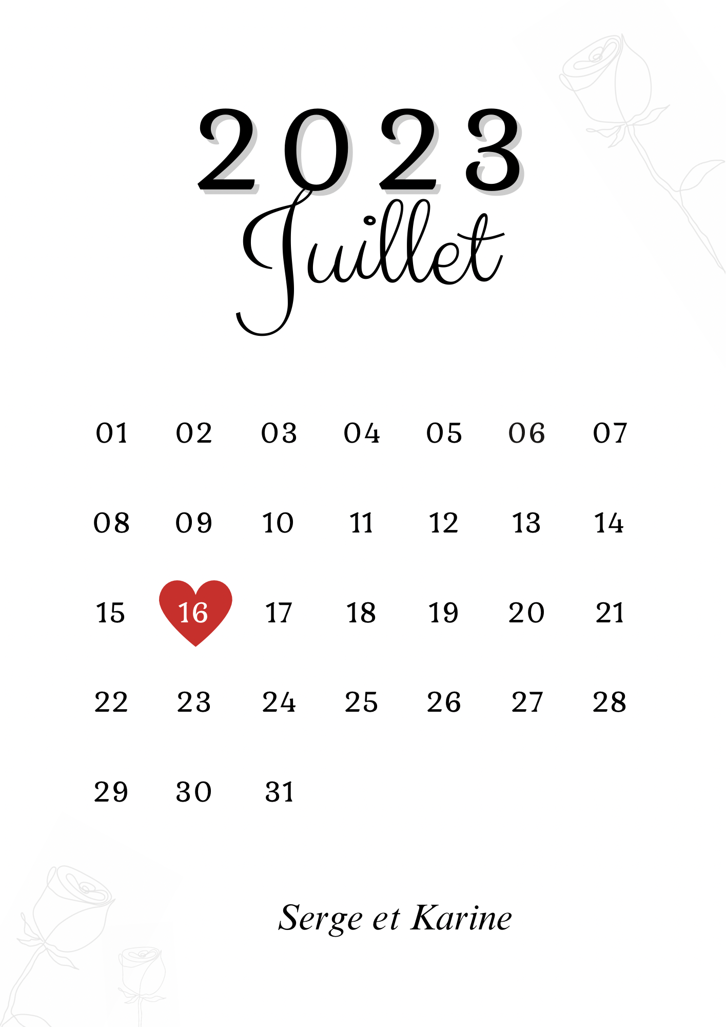 Notre jour spécial